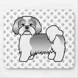 Mousepad Cachorro De Cartografia Bonito De Lhasa Apso, De P