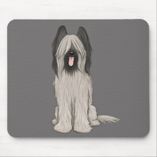 Mousepad Cachorro de Cartoon Briard