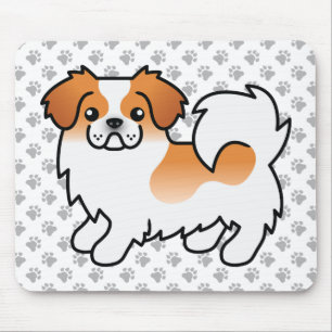 Mousepad Cachorro de Cartoon Toon Tibetano de cor vermelha