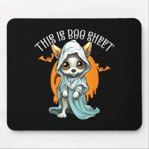 Mousepad Cachorro de Halloween Chihuahua Truque ou Tratamen