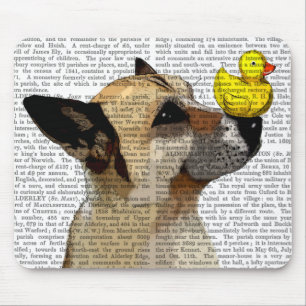Mousepad Cachorro e Pato german shepherd