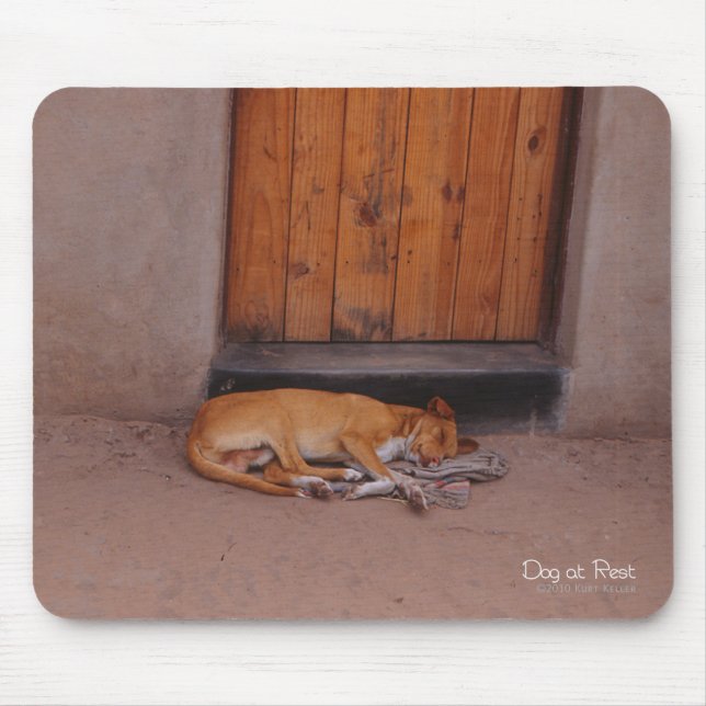 Mousepad Cachorro em Repouso (Frente)