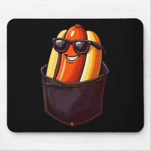 Mousepad Cachorro Engraçado Em Um Bolso Pulga Comida Cachor