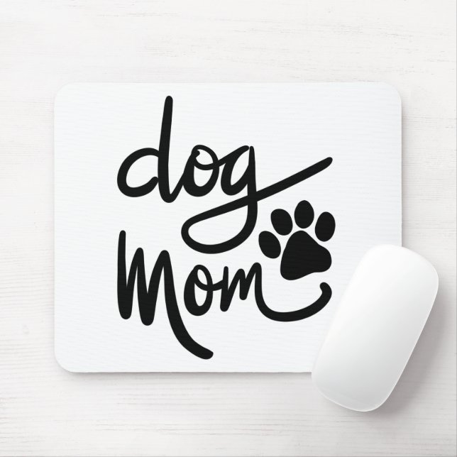 Mousepad Cachorro Engraçado Mãe (Com mouse)