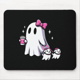 Mousepad Cachorro Fantasma Bonito de Halloween Cachorro And