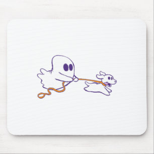 Mousepad Cachorro Fantasma Bonito Walker Figurino de Hallow