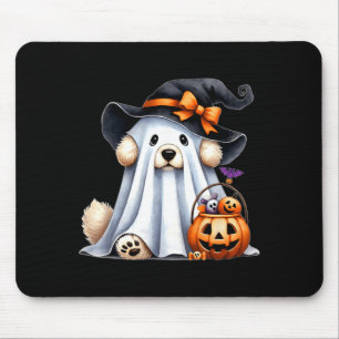 Mousepad Cachorro Fantasma de Halloween