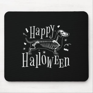 Mousepad Cachorro Feliz no Halloween - Camiseta Divertida d