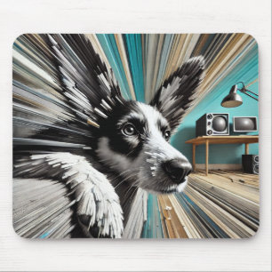 Mousepad Cachorro Futurista Sonhador