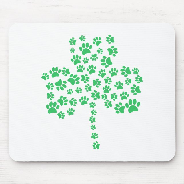 Mousepad Cachorro Imprime Shamrock (Frente)