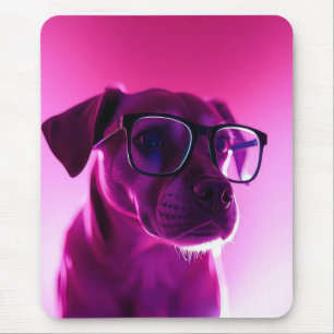 Mousepad Cachorro Legal com Óculos de Sol