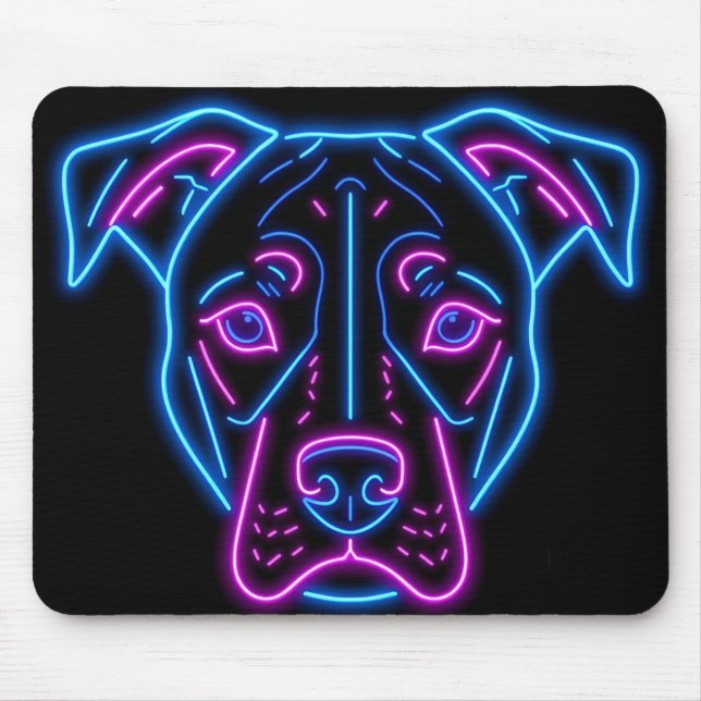 Mousepad Cachorro Neon (Frente)