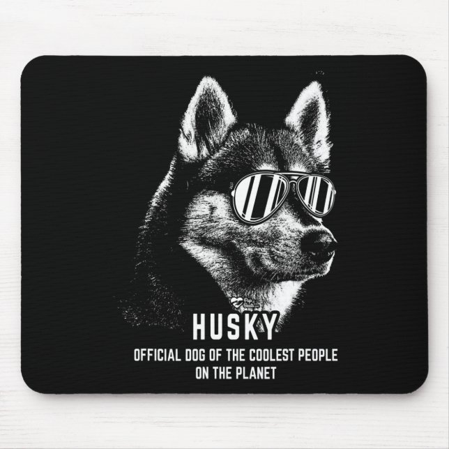 Mousepad Cachorro Oficial Siberiano Husky Mais Frio (Frente)