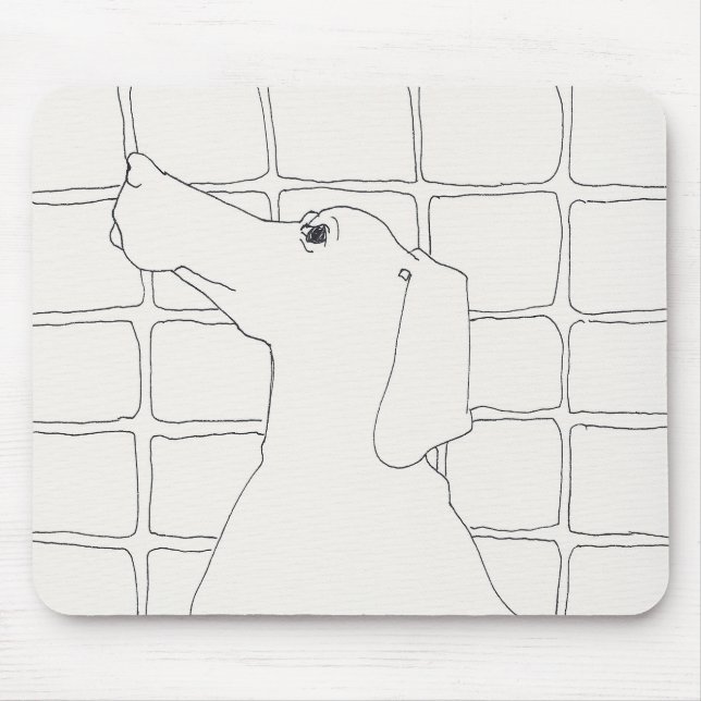 Mousepad Cachorro Original Desenho Chinês Cachorro Ano 2018 (Frente)