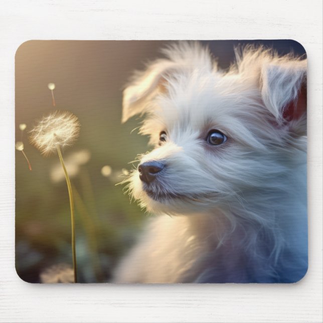 Mousepad Cachorro Pet Animal Tranquilo Pacífico (Frente)