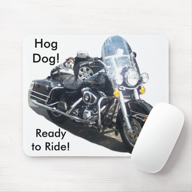 Mousepad Cachorro - Pronto para Andar! (Com mouse)