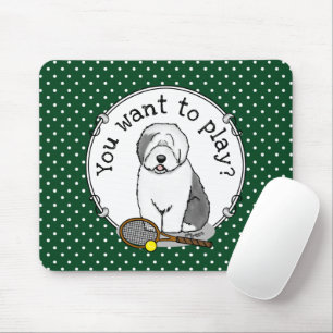 Mousepad Cachorro tênis (Cinza 1)