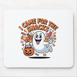 Mousepad Cachorros de Halloween Ghost Engraçados Doces