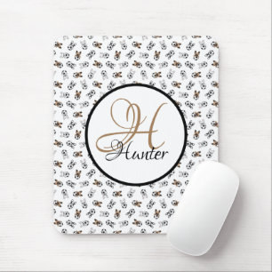 Mousepad Cachorros esportivos monogramados