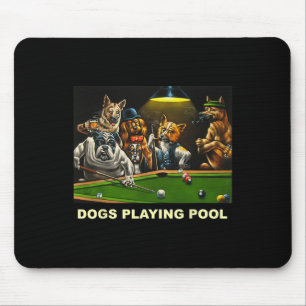 Mousepad Cachorros Jogando Arte Piscina Cachorros Cachorros