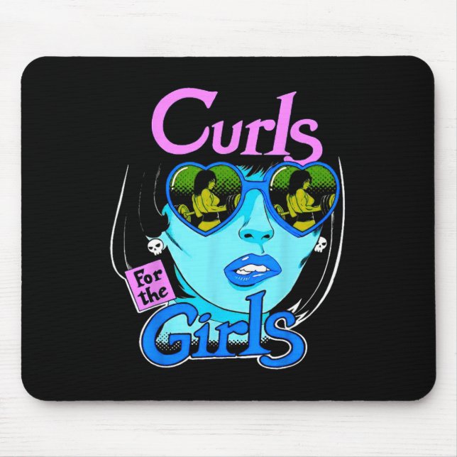 Mousepad Cachos Engraçados Para Meninas Levantamento de Pes (Frente)