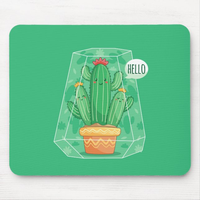 Mousepad cacto fofo (Frente)
