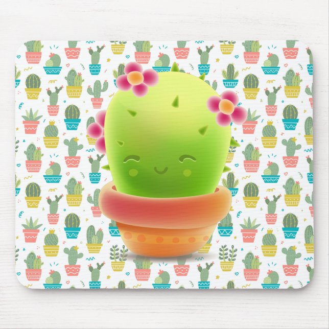 Mousepad Cacto Sorridente (Frente)