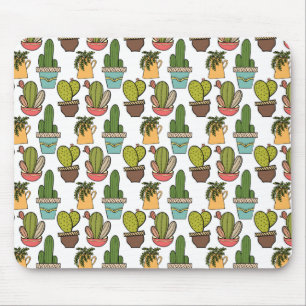 Mousepad Cacto & Succulents internos no teste padrão dos