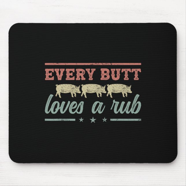 Mousepad Cada Bumbum Adora Um Fumador De Lixo (Frente)