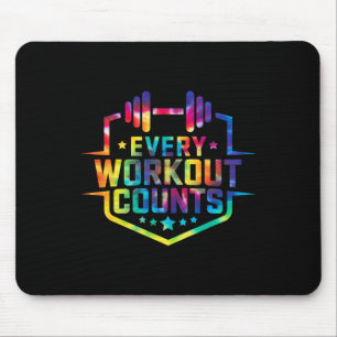 Mousepad Cada Workout Conta Engraçada Ditos De Gym Motivara