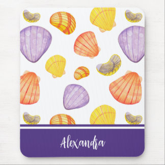 Mousepad Cadeias de Aquarela com Nome