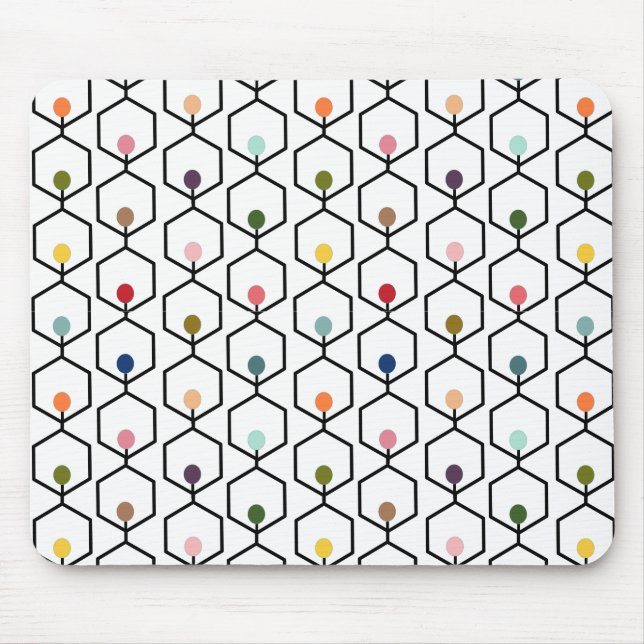 Mousepad Cadeias de Hexágono (Frente)