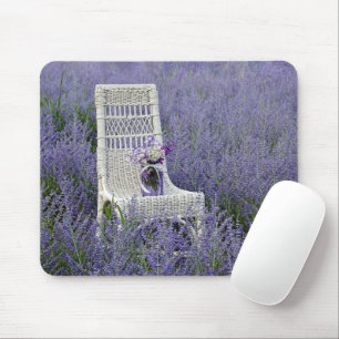 Mousepad Cadeira de vime em Sálvia Russa Roxa