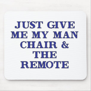 Mousepad Cadeira & telecontrole do homem