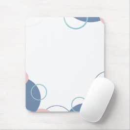 Mousepad Caderno Elegante com Design de Círculos Coloridos