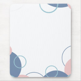 Mousepad Caderno Elegante com Design de Círculos Coloridos