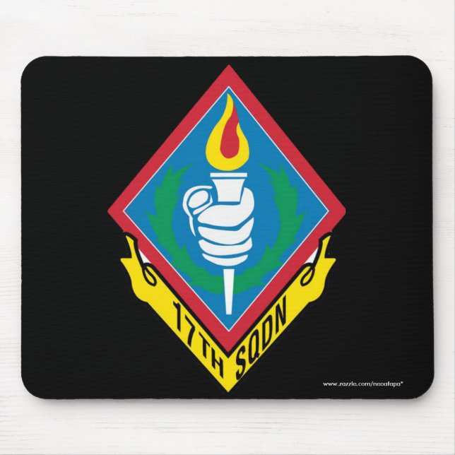Mousepad Cadete Squadon de USAFA 17" Stalag 17" tapete do (Frente)