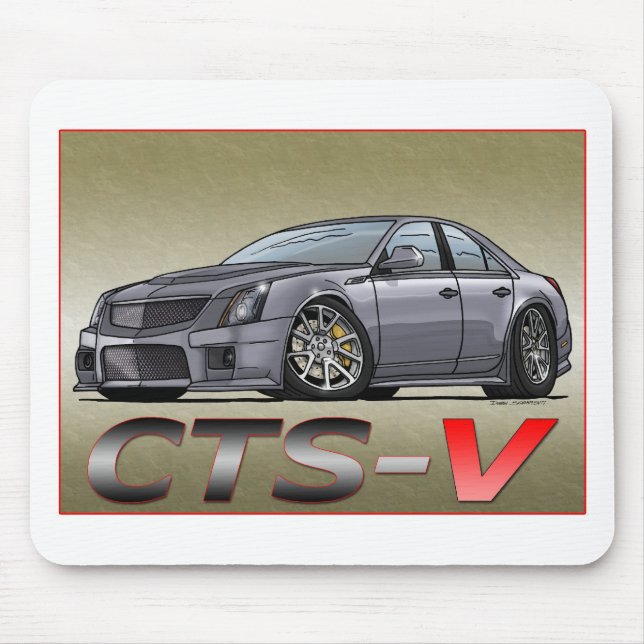 Mousepad Cadillac CTS_V (Frente)