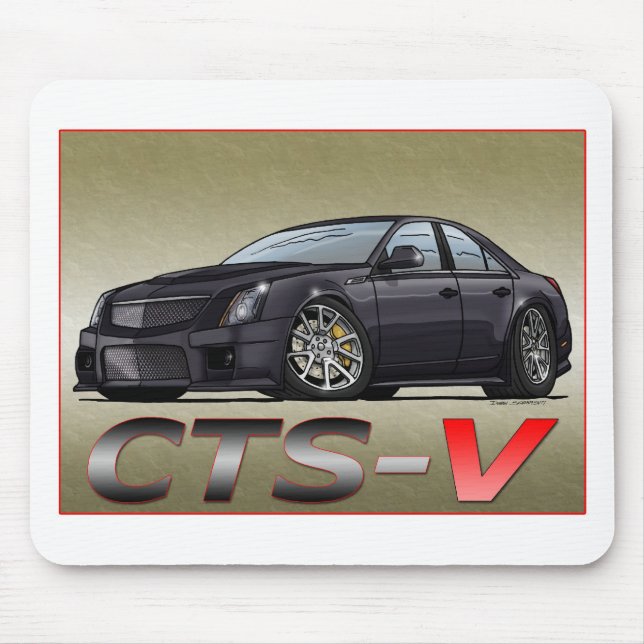 Mousepad Cadillac CTS_V (Frente)