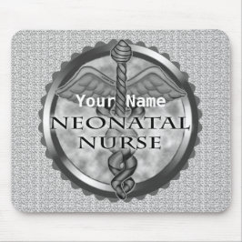 Mousepad Caduceu cinza Enfermeira Neonatal