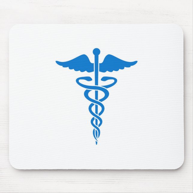 Mousepad Caduceus azul (Frente)
