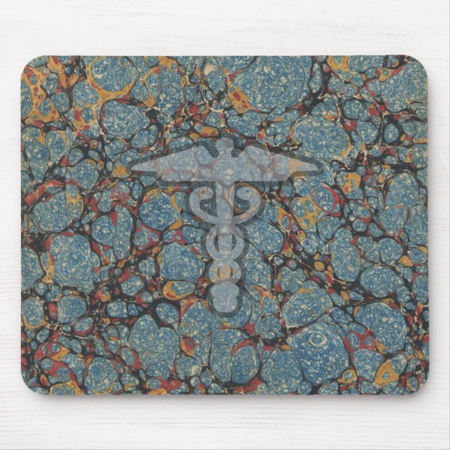 Mousepad Caduceus o símbolo médico para um doutor ou uma (Frente)