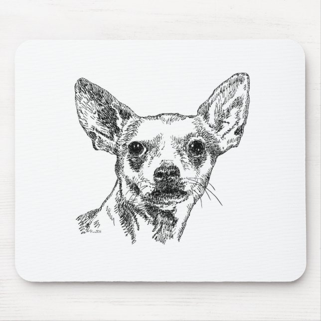 Mousepad Cães da Chihuahua-Chiwawa (Frente)