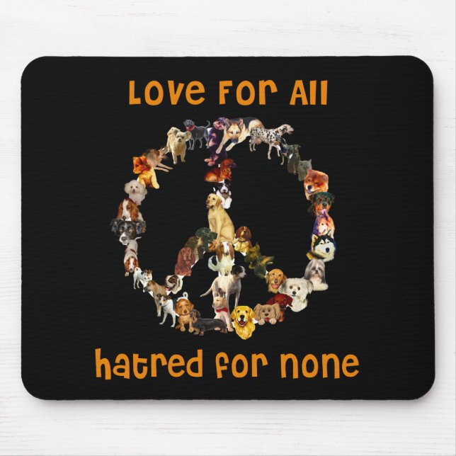 Mousepad Cães da paz (Frente)
