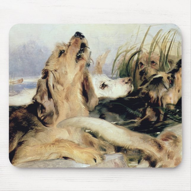 Mousepad Cães de lontra (Frente)