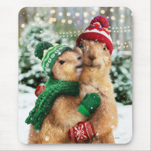 Mousepad Cães de Natal