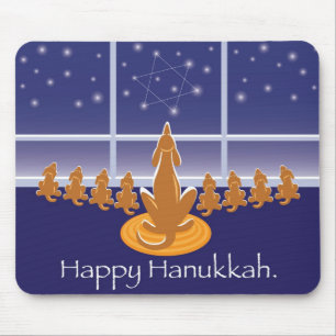 Mousepad Cães de WagsToWishes_Menorah