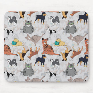 Mousepad Cães E Gatos, Design