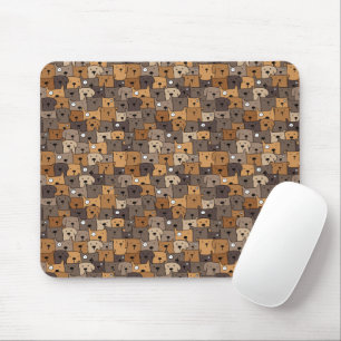 Mousepad Cães Kawaii Cute