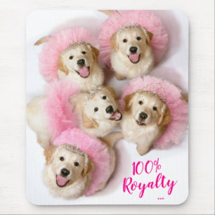 Mousepad Cães Princesas em Tiaras
